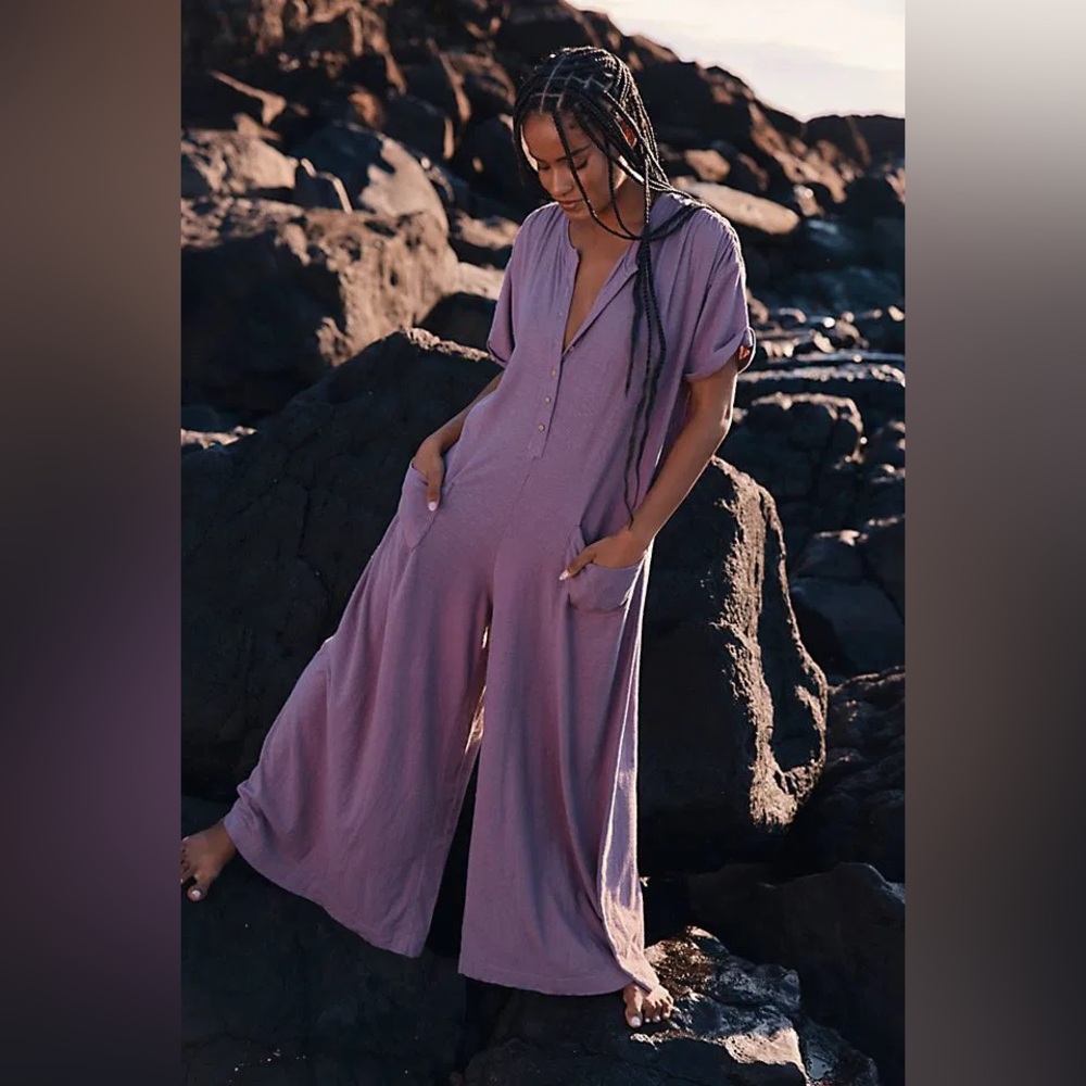 Free People Mauve Jumpsuit
